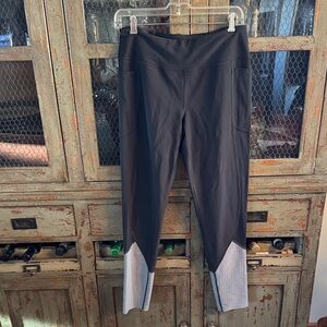 Victoria's Secret Black and Gray Leggings